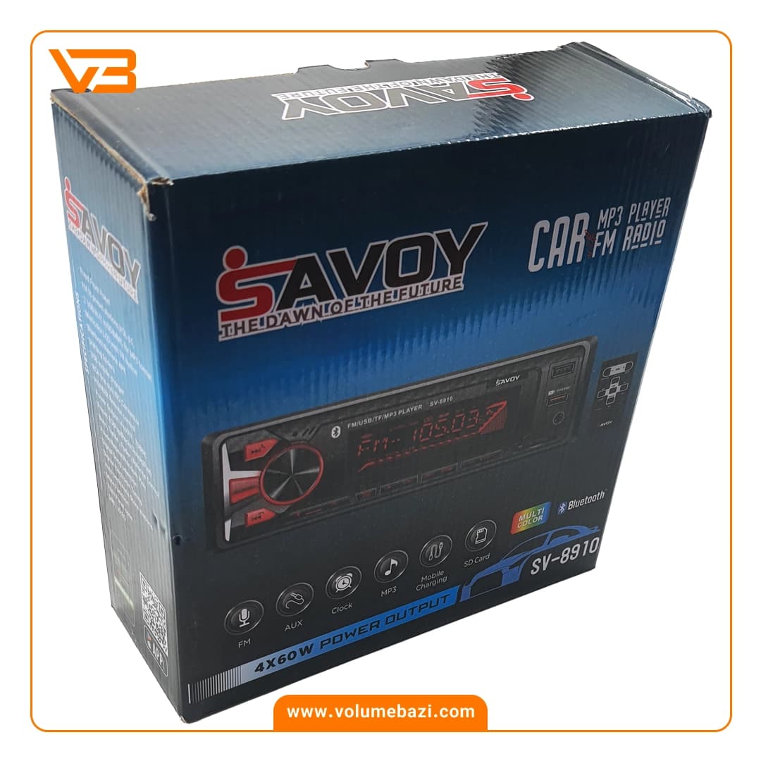پخش کننده خودرو ساووی مدل SV-8910 — تصویر ۴