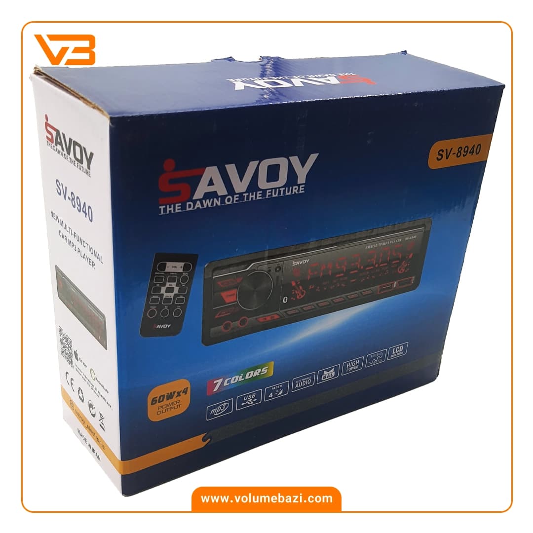 پخش کننده خودرو ساووی مدل SV-8940 — تصویر ۴