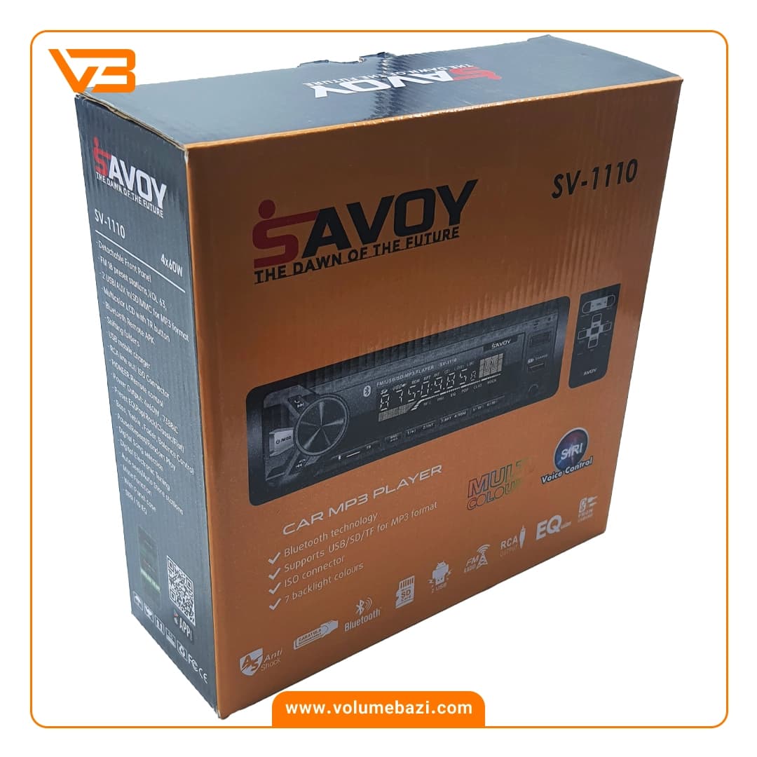 پخش کننده خودرو ساووی مدل SV-1110 — تصویر ۵