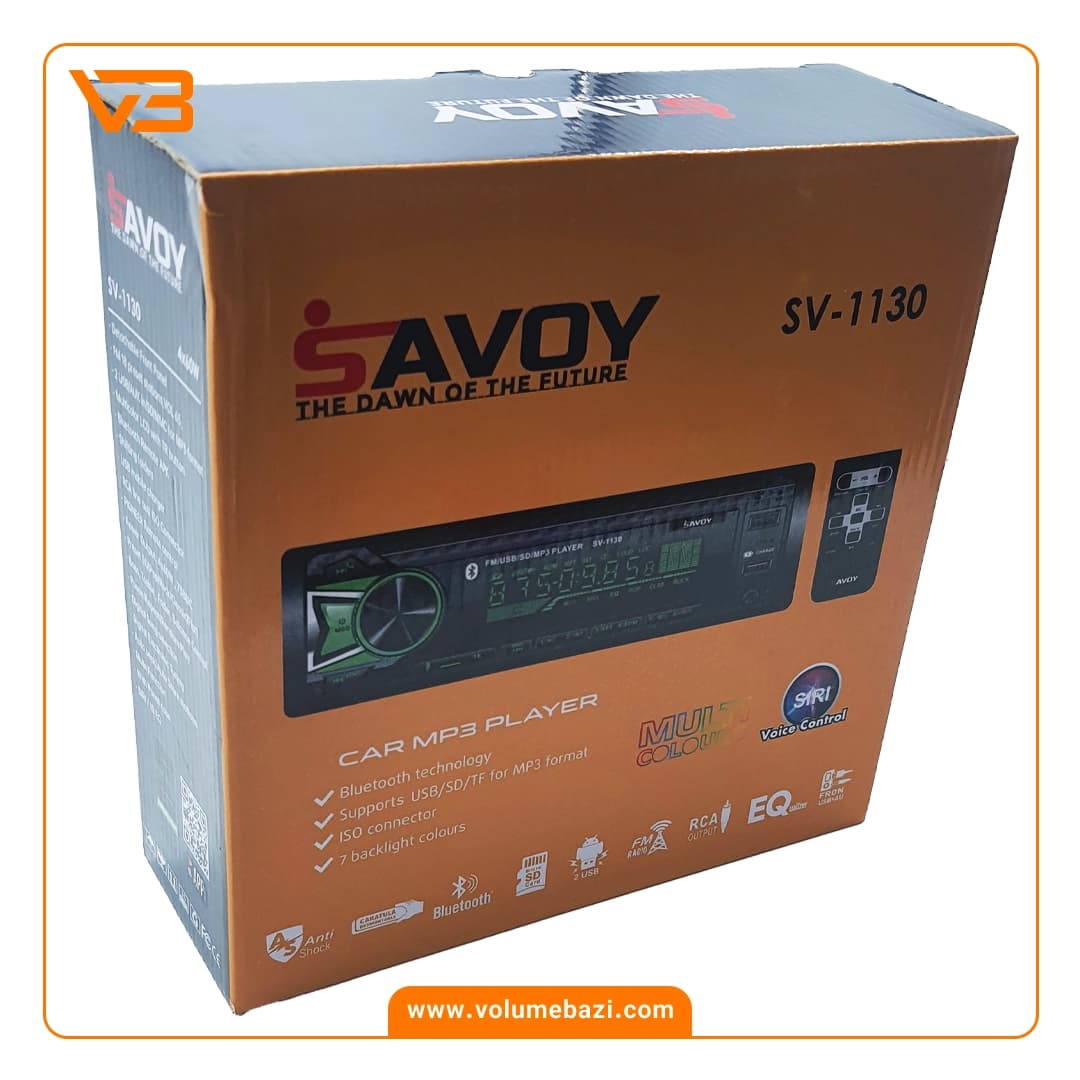 پخش کننده خودرو ساووی مدل SV-1130 — تصویر ۵