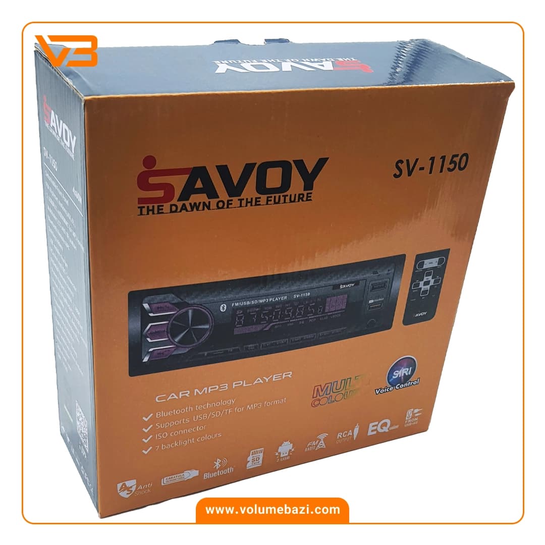 پخش کننده خودرو ساووی مدل SV-1150 — تصویر ۶