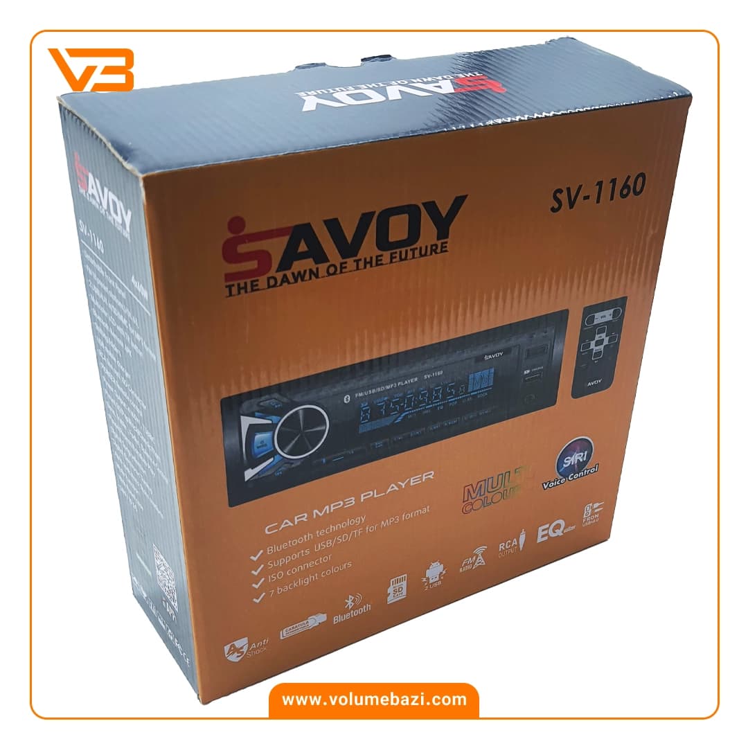 پخش کننده خودرو ساووی مدل SV-1160 — تصویر ۵