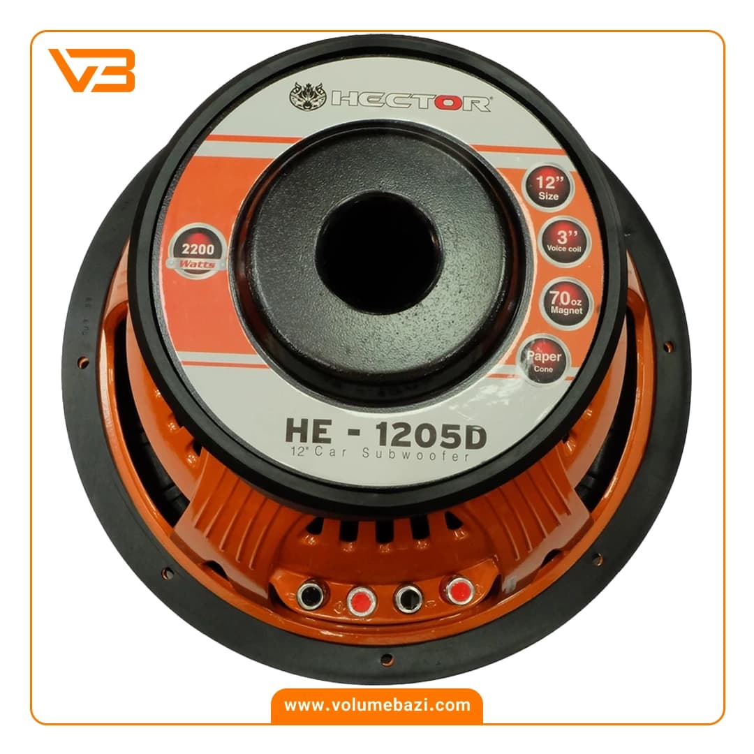ساب ووفر 12 اینچ هکتور مدل HE-1205D — تصویر ۲