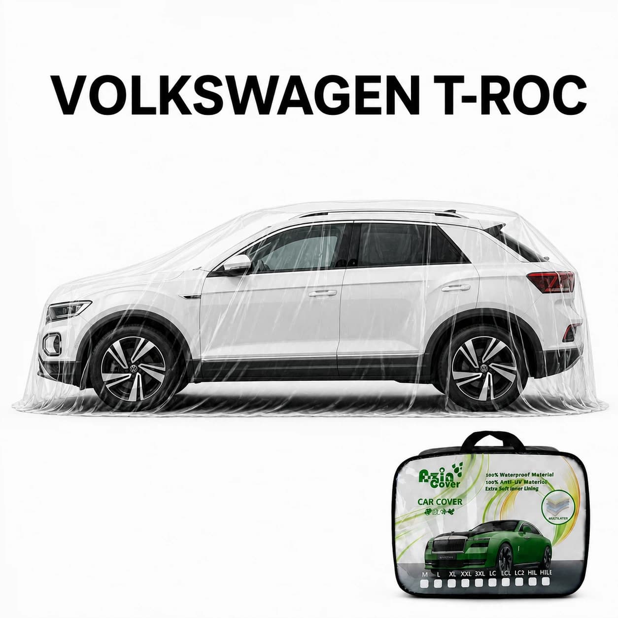 چادر 4 فصل چند لایه فولکس واگن T-ROC آذین روکش