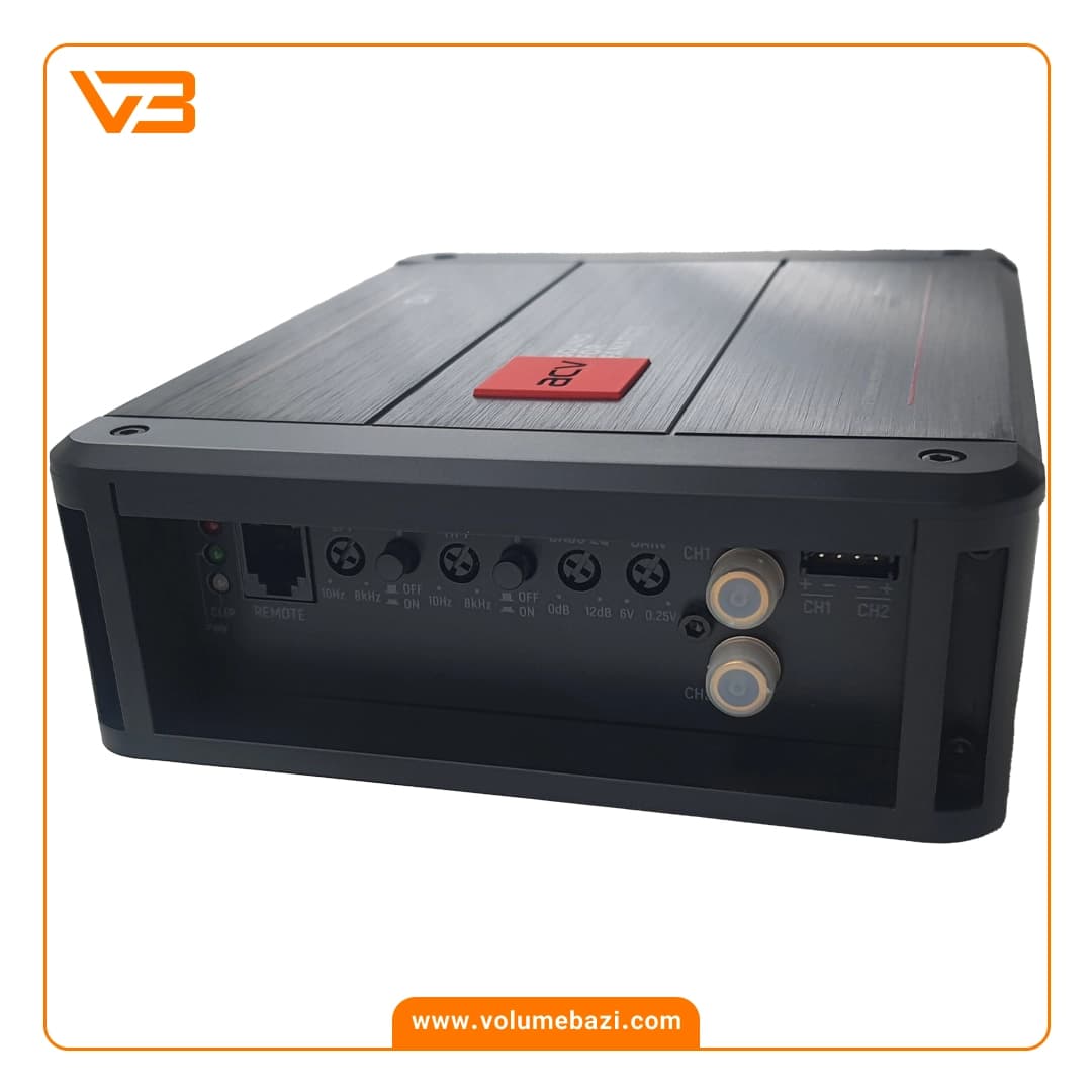 آمپلی فایر 2 کانال ای سی وی مدل DX-2.100 — تصویر ۲
