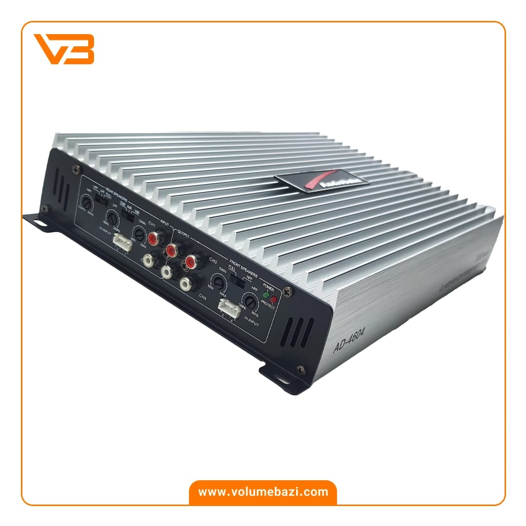 آمپلی فایر 4 کانال آدیو بان مدل AD-4604 — تصویر ۲