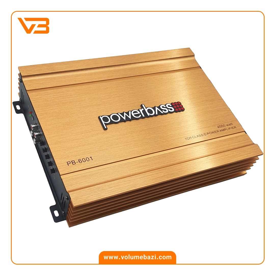 آمپلی فایر مونو 1 کانال پاور بیس مدل PB-6001