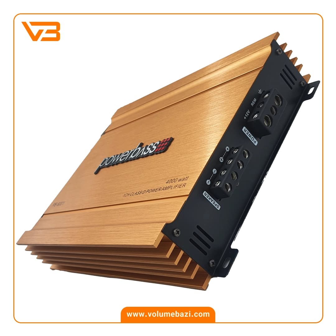 آمپلی فایر مونو 1 کانال پاور بیس مدل PB-6001 — تصویر ۳
