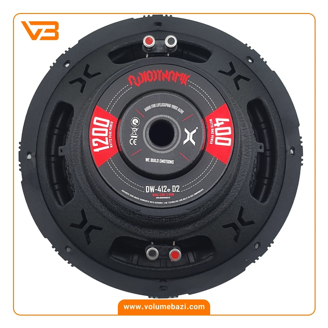 ساب ووفر 12 اینچ آدیو داینامیک مدل DW-412e D2 — تصویر ۲