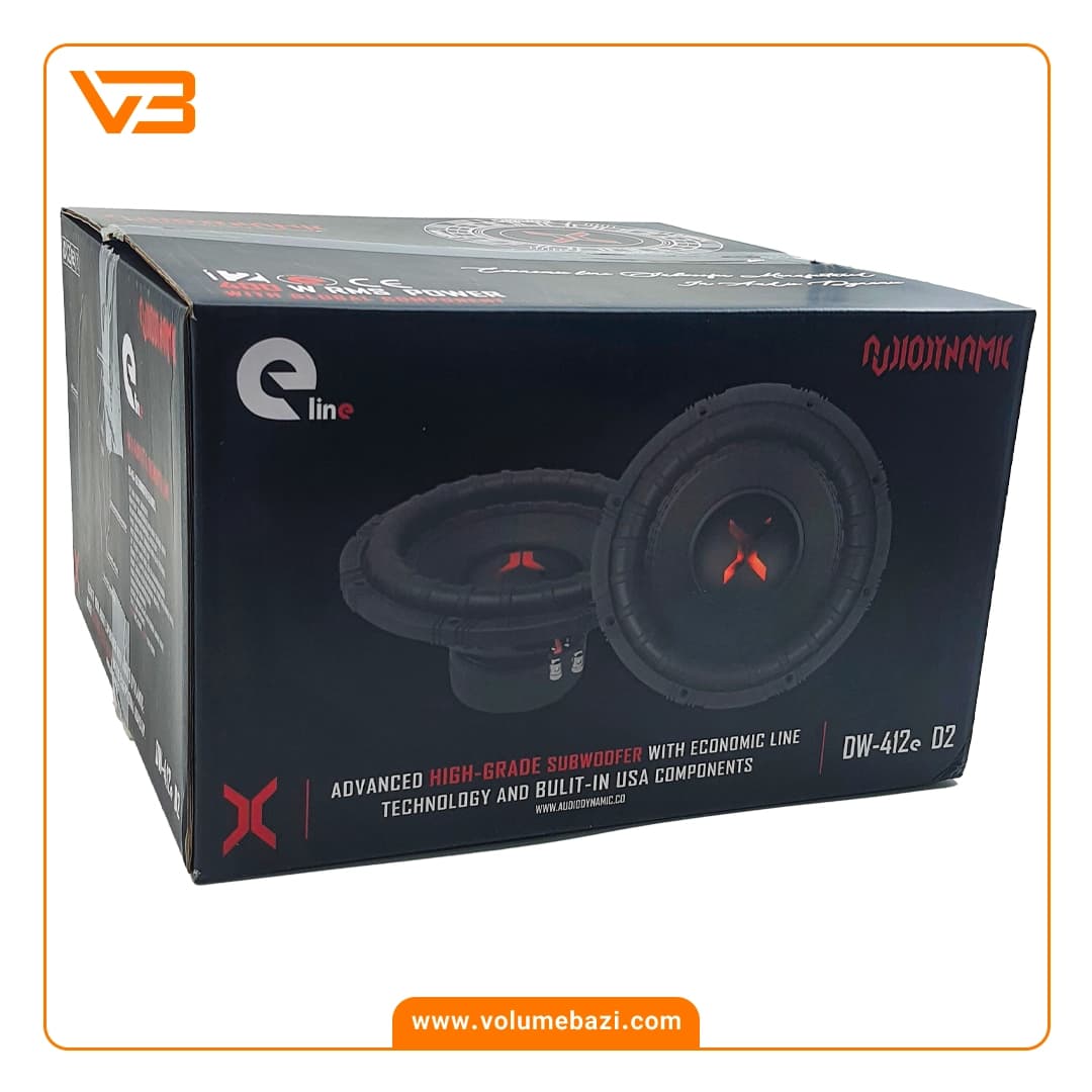 ساب ووفر 12 اینچ آدیو داینامیک مدل DW-412e D2 — تصویر ۴