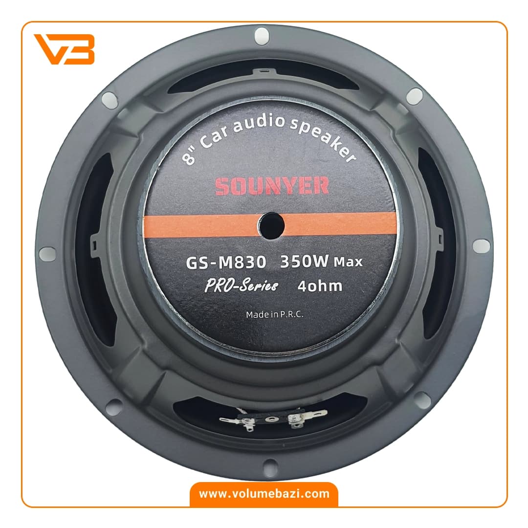 میدبیس 8 اینچ سونیر مدل GS-M830 – دو عددی — تصویر ۳