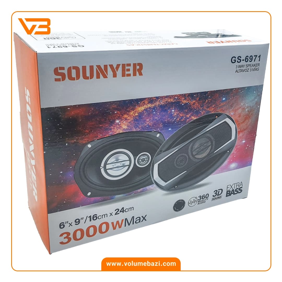اسپیکر خودرو سونیر مدل GS-6971 – دو عددی — تصویر ۵