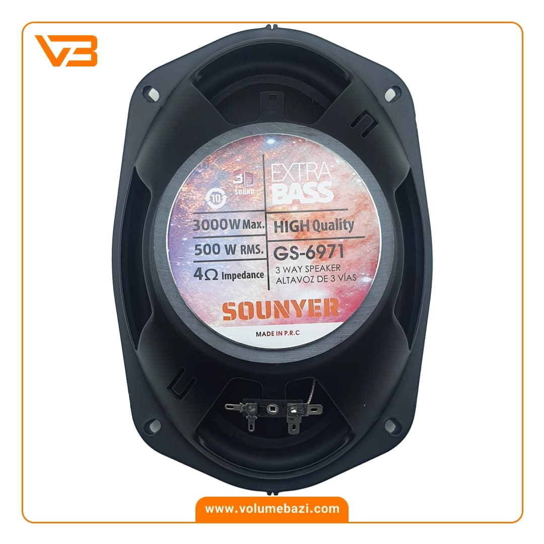 اسپیکر خودرو سونیر مدل GS-6971 – دو عددی — تصویر ۴