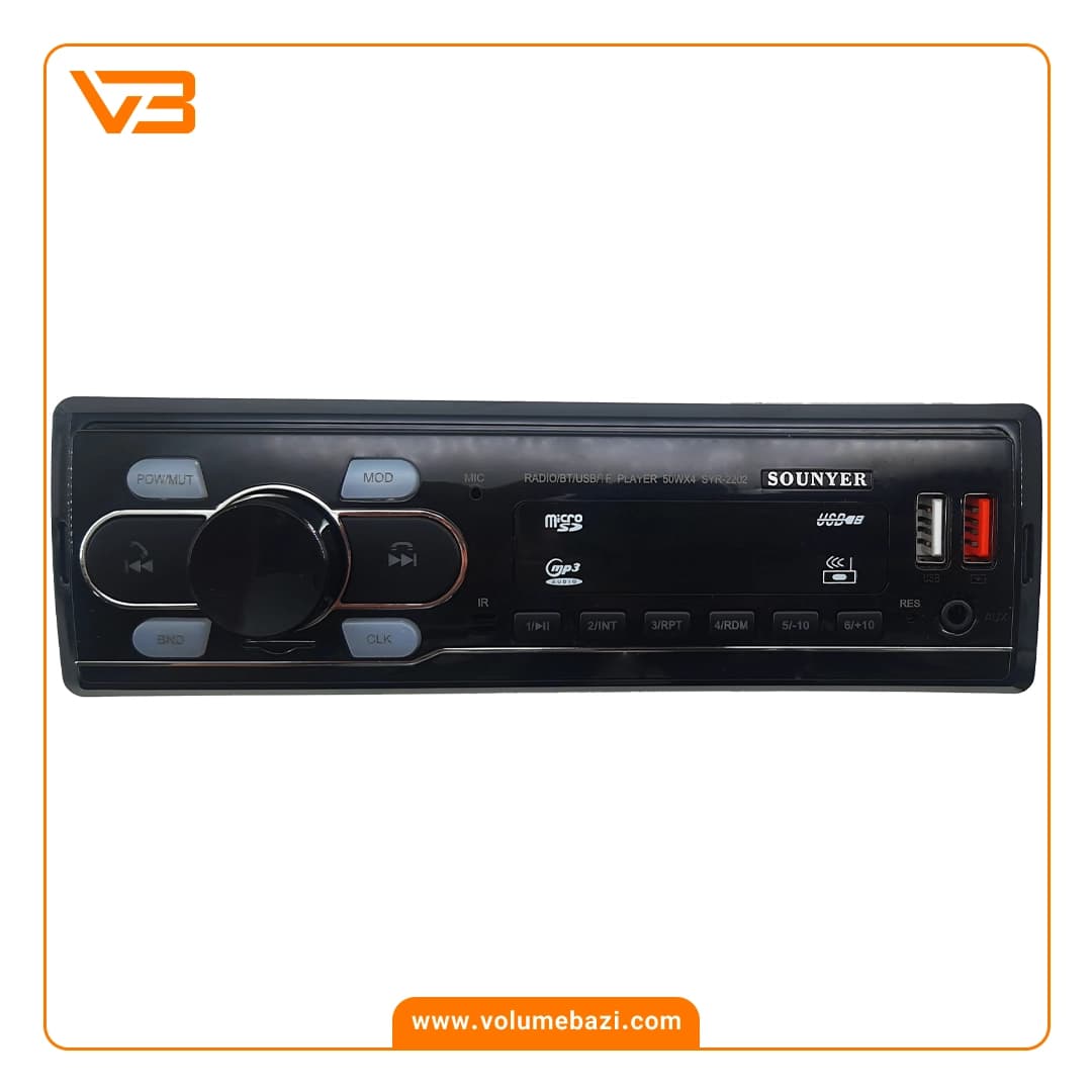 پخش کننده خودرو سونیر مدل SYR-2202 — تصویر ۲