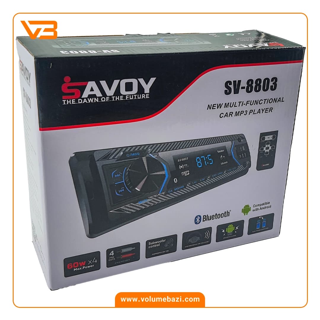پخش کننده خودرو ساووی مدل SV-8803 — تصویر ۴