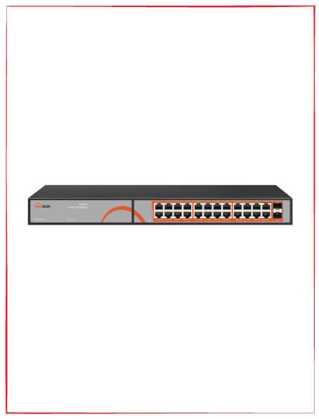 سوئیچ 24 پورت PoE مکسرون مدل MSW-3224GP-300I — تصویر ۲