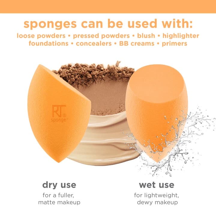 پد آرایشی ریل تکنیکس مدل Miracle Sponges مجموعه 6 عددی — تصویر ۲