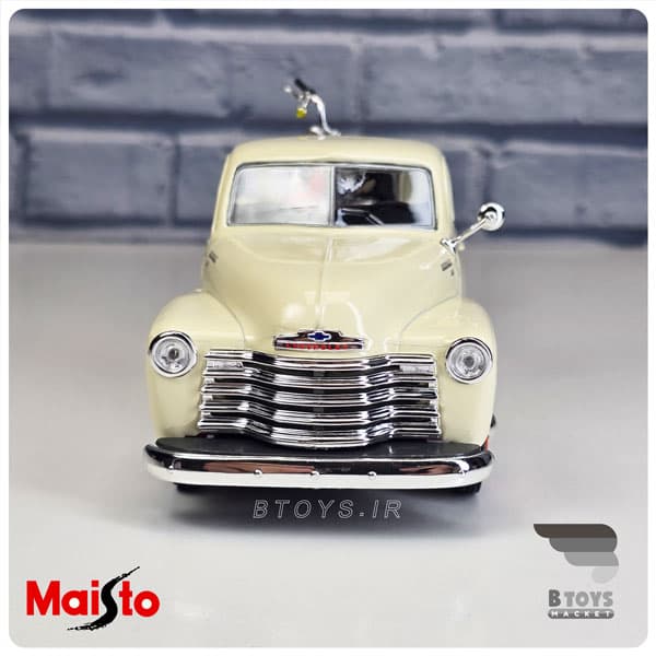 ماکت شورولت 3100 پیکاپ کاستوم مایستو(Chevrolet 3100 pickup Hrley Davidson Maisto) — تصویر ۶