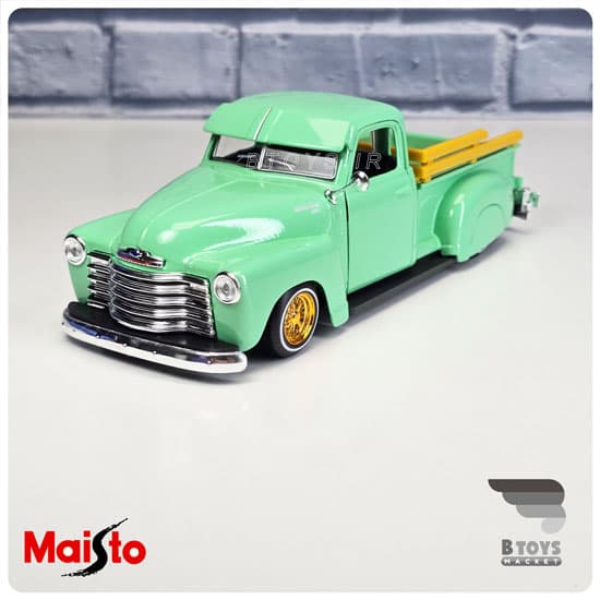 ماکت شورولت 3100 پیکاپ1950 دیزاین مایستو(Chevrolet 3100 pickup Design Maisto)