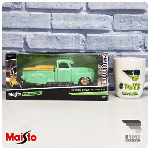 ماکت شورولت 3100 پیکاپ1950 دیزاین مایستو(Chevrolet 3100 pickup Design Maisto) — تصویر ۳