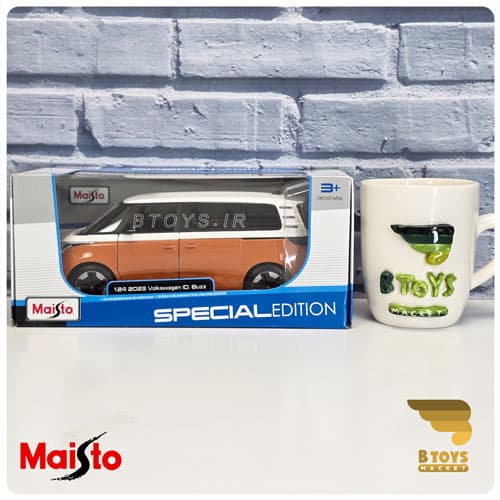 ماکت فولکس واگن ون آیدی باز نارنجی مایستو(Volkswagen ID.BUZZ Maisto) — تصویر ۳