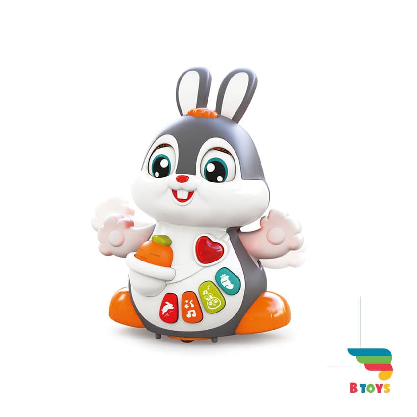 خرگوش موزیکال هولی تویز(هولاتویز) کد 9991 ( Dancing Bunny Hola Toys-HE9991) — تصویر ۳