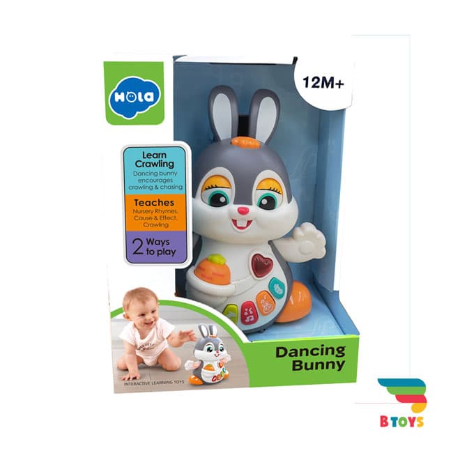 خرگوش موزیکال هولی تویز(هولاتویز) کد 9991 ( Dancing Bunny Hola Toys-HE9991)