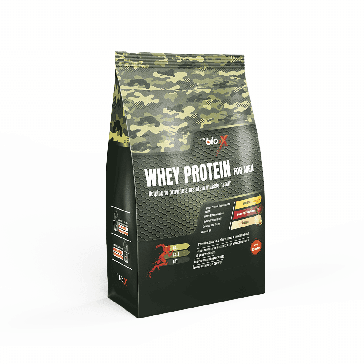 پروتئین وی مخصوص آقایان وی‌لایف بایوکس ۷۶ سروینگ | vlife bio.x Whey Protein for Men 76 serving