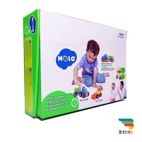 ماشین قدرتی مزرعه هولی تویز(هولا تویز)کد 326(Hola toys-326AB)