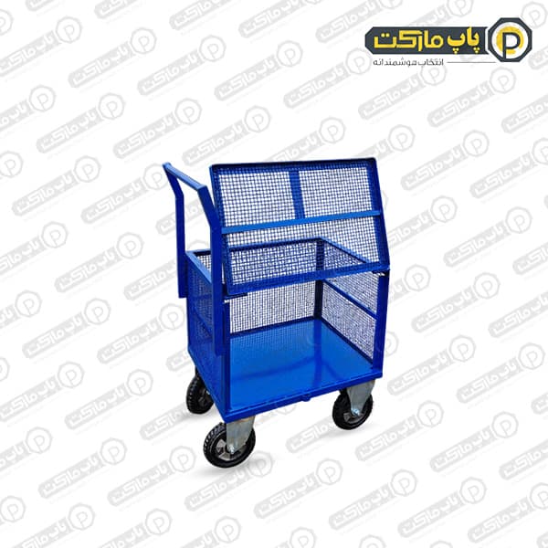 گاری دستی 66 در 50 سفارشی با چرخ دایکاست 25 سانتی