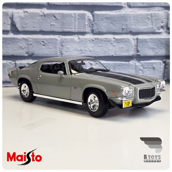 ماکت شورولت کامارو زد 28 1971 خاکستری مایستو(Chevrolet Camaro Z28 1971 Maisto) — تصویر ۴