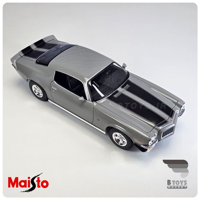 ماکت شورولت کامارو زد 28 1971 خاکستری مایستو(Chevrolet Camaro Z28 1971 Maisto) — تصویر ۷