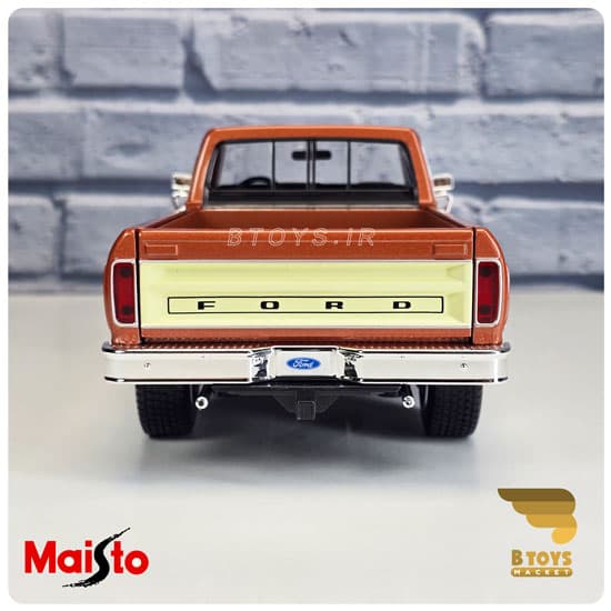 ماکت فورد پیکاپ اف150 قهوه ای 1979مایستو(Ford f150 pickup 1979 Maisto) — تصویر ۵