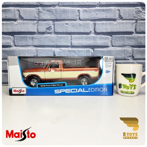 ماکت فورد پیکاپ اف150 قهوه ای 1979مایستو(Ford f150 pickup 1979 Maisto) — تصویر ۳