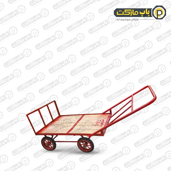 گاری دستی سنتی طرح کاشان با چرخ هشت پر لاستیکی