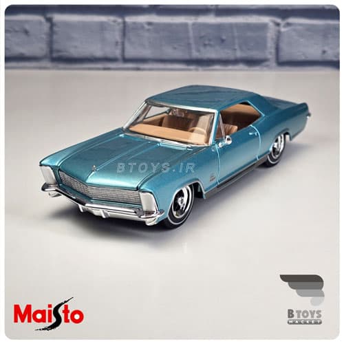 ماکت بیوک ریویرا فیروزه ای مایستو(Buick Riviera 1965 Maisto)