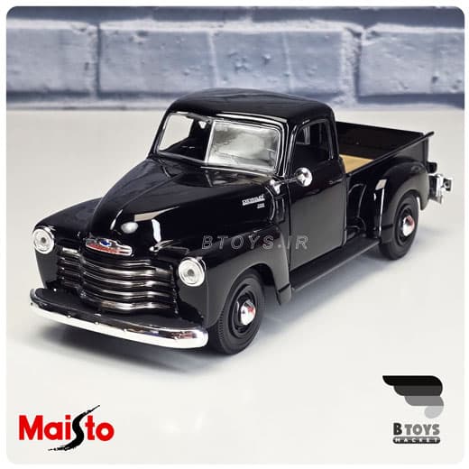 ماکت شورولت 3100 پیکاپ1950 مشکی(Chevrolet 3100 pickup Maisto)