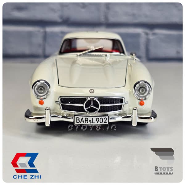 ماکت مرسدس بنز 300 اس ال سفید دودزا چِژی(Mercedes Benz 300SL Chezhi) مقیاس:1/24 — تصویر ۵