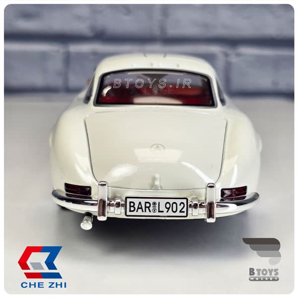 ماکت مرسدس بنز 300 اس ال سفید دودزا چِژی(Mercedes Benz 300SL Chezhi) مقیاس:1/24 — تصویر ۴