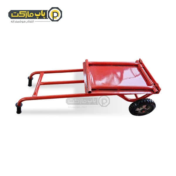چرخ دستی کفی تاشو تقویت شده با چرخ دایکاست