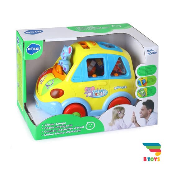 ماشین فیلی آموزشی موزیکال هولی تویز(هولا تویز)کد896(Hola toys-896)