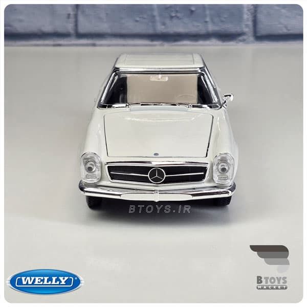 ماکت مرسدس بنز 230 اس ال 1936 سفید ویلی(Mercedes benz 230SL 1936 welly) — تصویر ۶