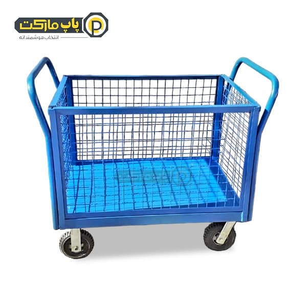 ترولی 60*80 70 سانت توری یک طرف کشویی دو دسته