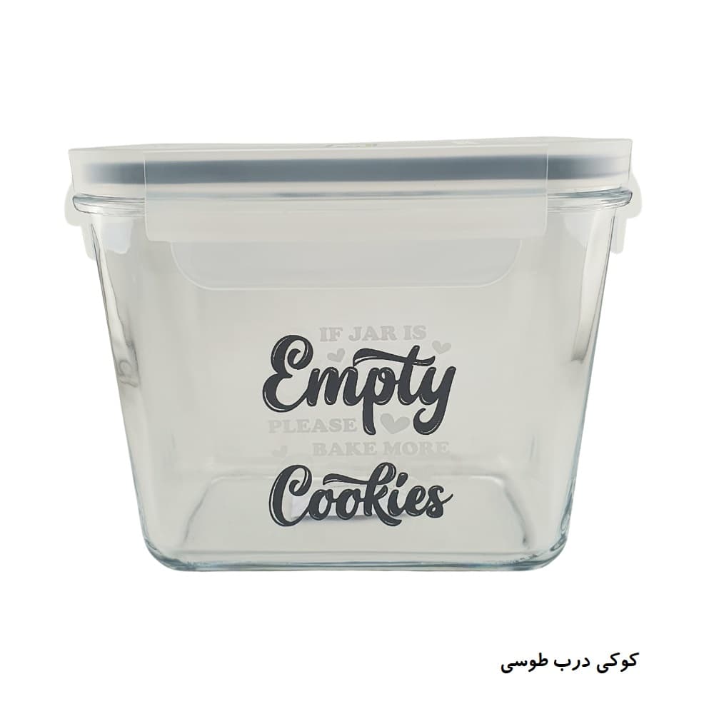 ظرف شیشه ای مستطیل ۹۲۰ میلی لیتر چاپدار لیمون کد ۲۲۲۷۳۵ — تصویر ۵