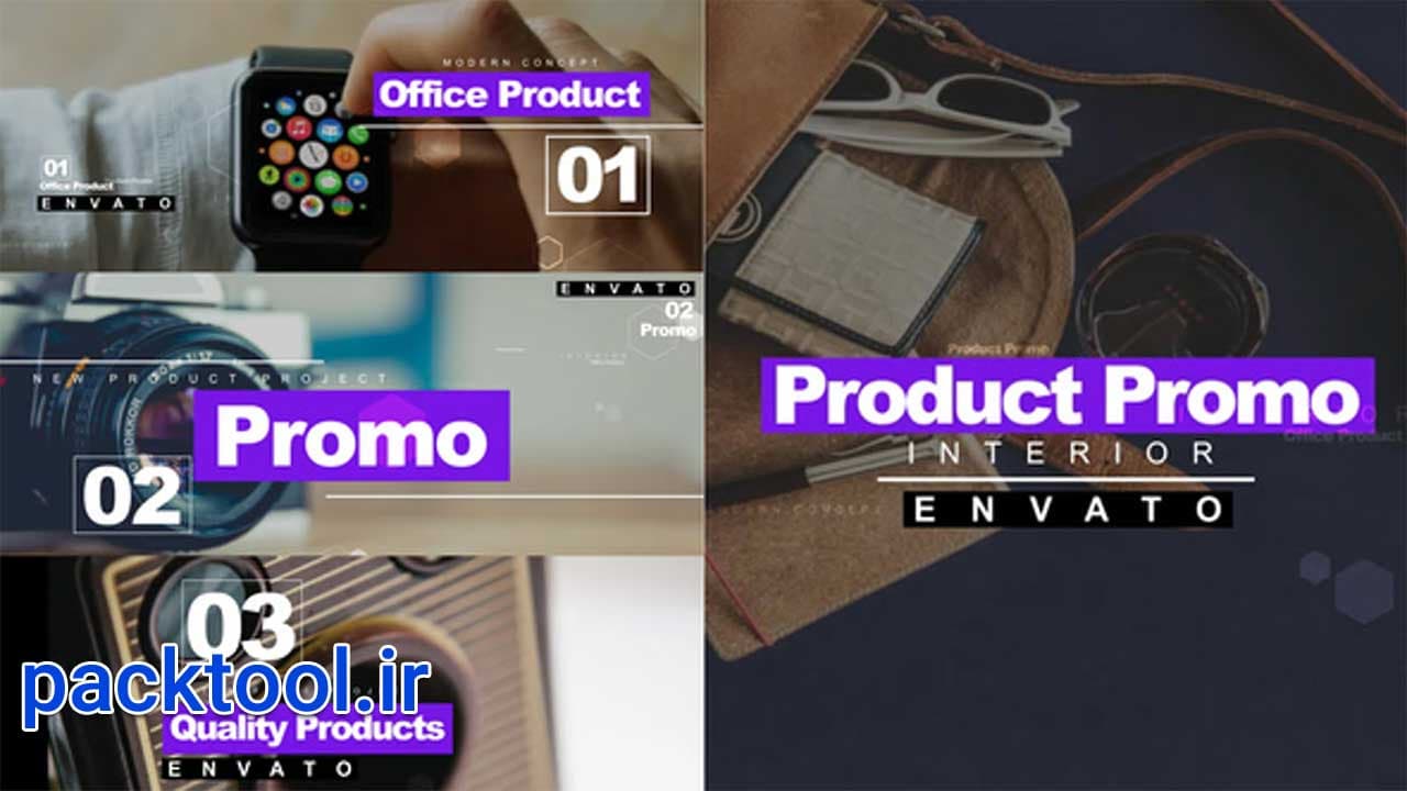 دانلود پروژه آماده معرفی محصولات افتر افکت Product Promo