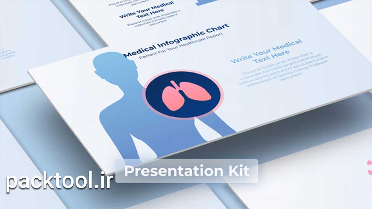 دانلود پروژه آماده افتر افکت اینفوگرافیک پزشکی Social Medical Infographics