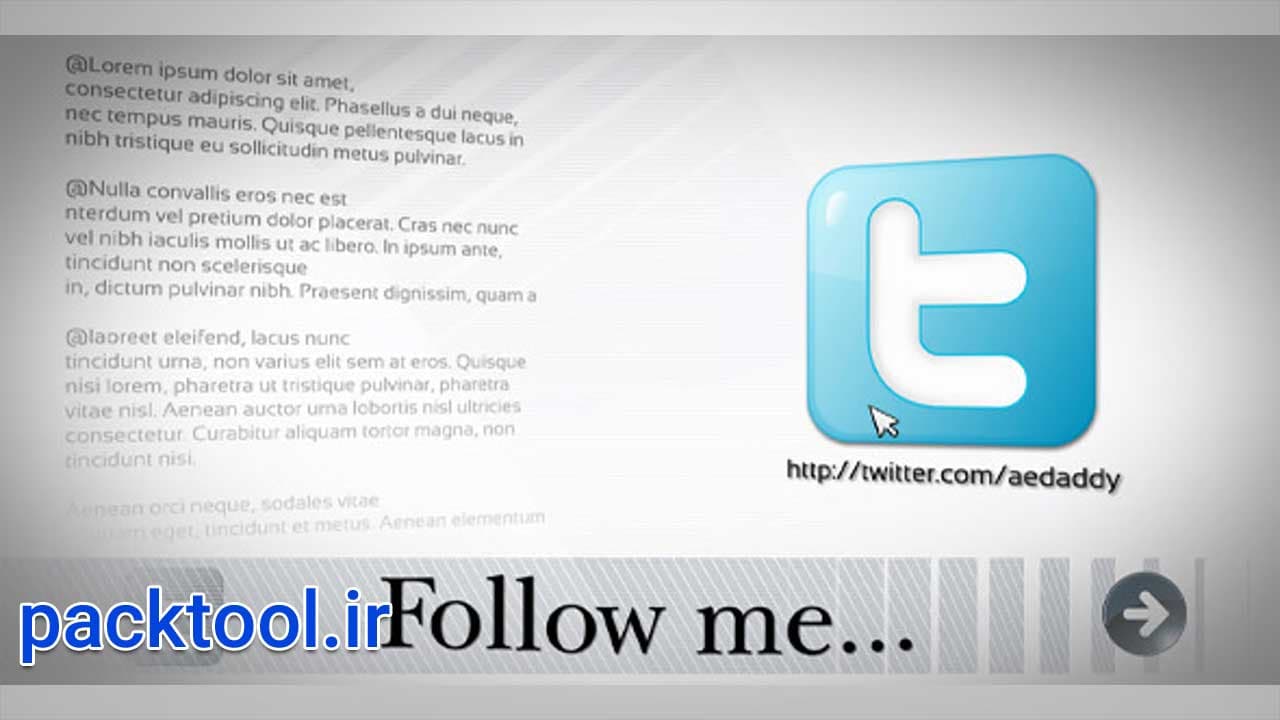 دانلود پروژه آماده افتر افکت پروفایل ها و پست های شبکه های اجتماعی Social Profile