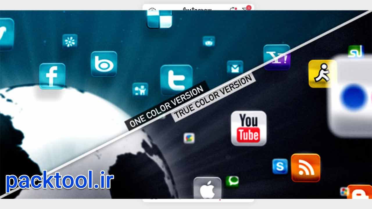 دانلود پروژه آماده افتر افکت شبکه های اجتماعی Social Network