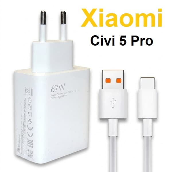 شارژر اصلی شیائومی Civi 5 Pro