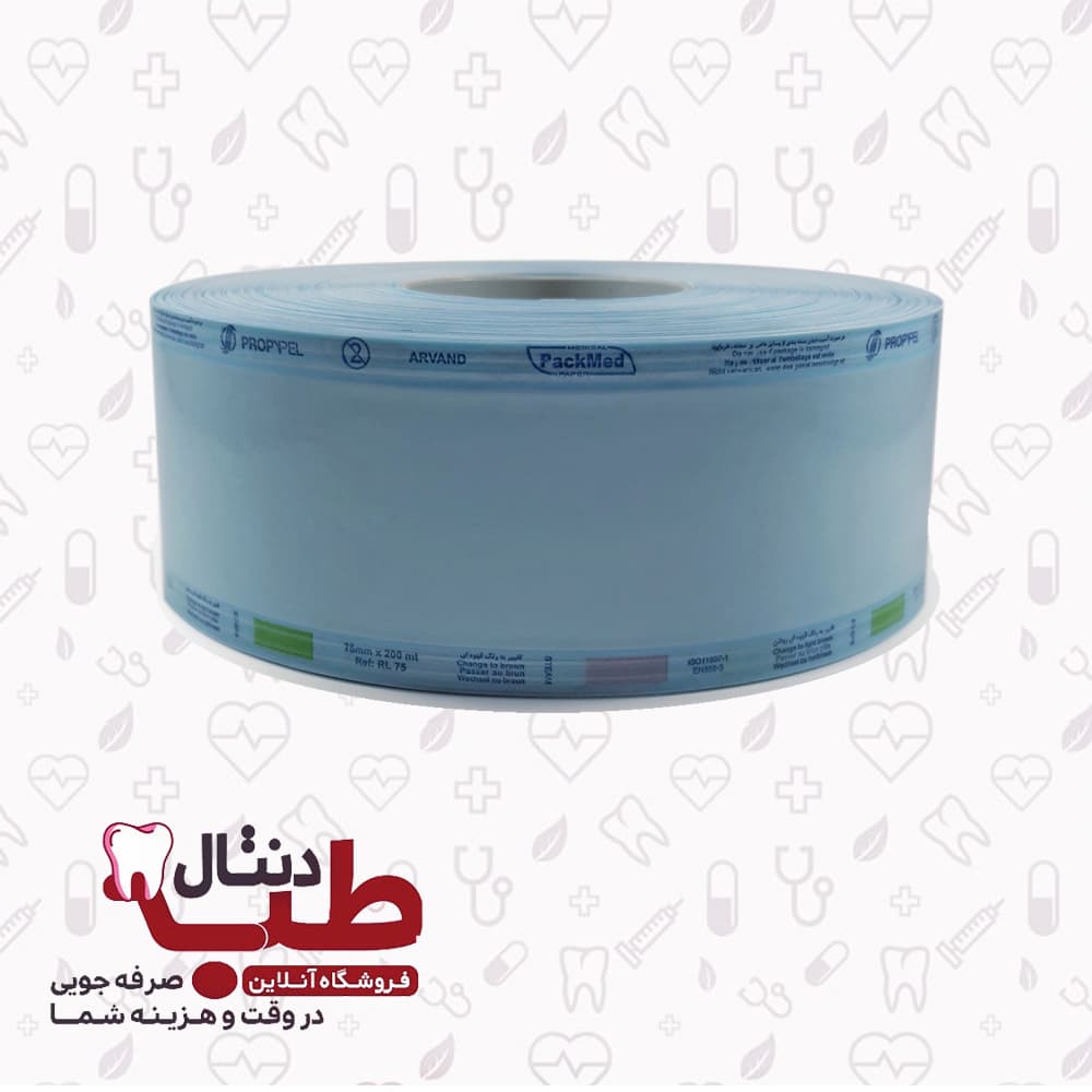 رول استریل 10 سانتی‌متری اتوکلاو Sterile Roll